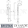Bristan Prism Floor Standing Bath Shower Mixer Dimensions